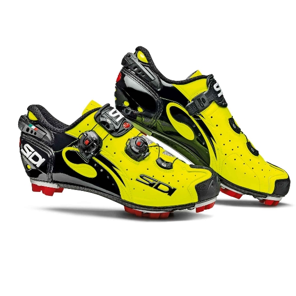 SIDI MTB DRAKO CARBON SRS YELLOW FLUO - BLACK