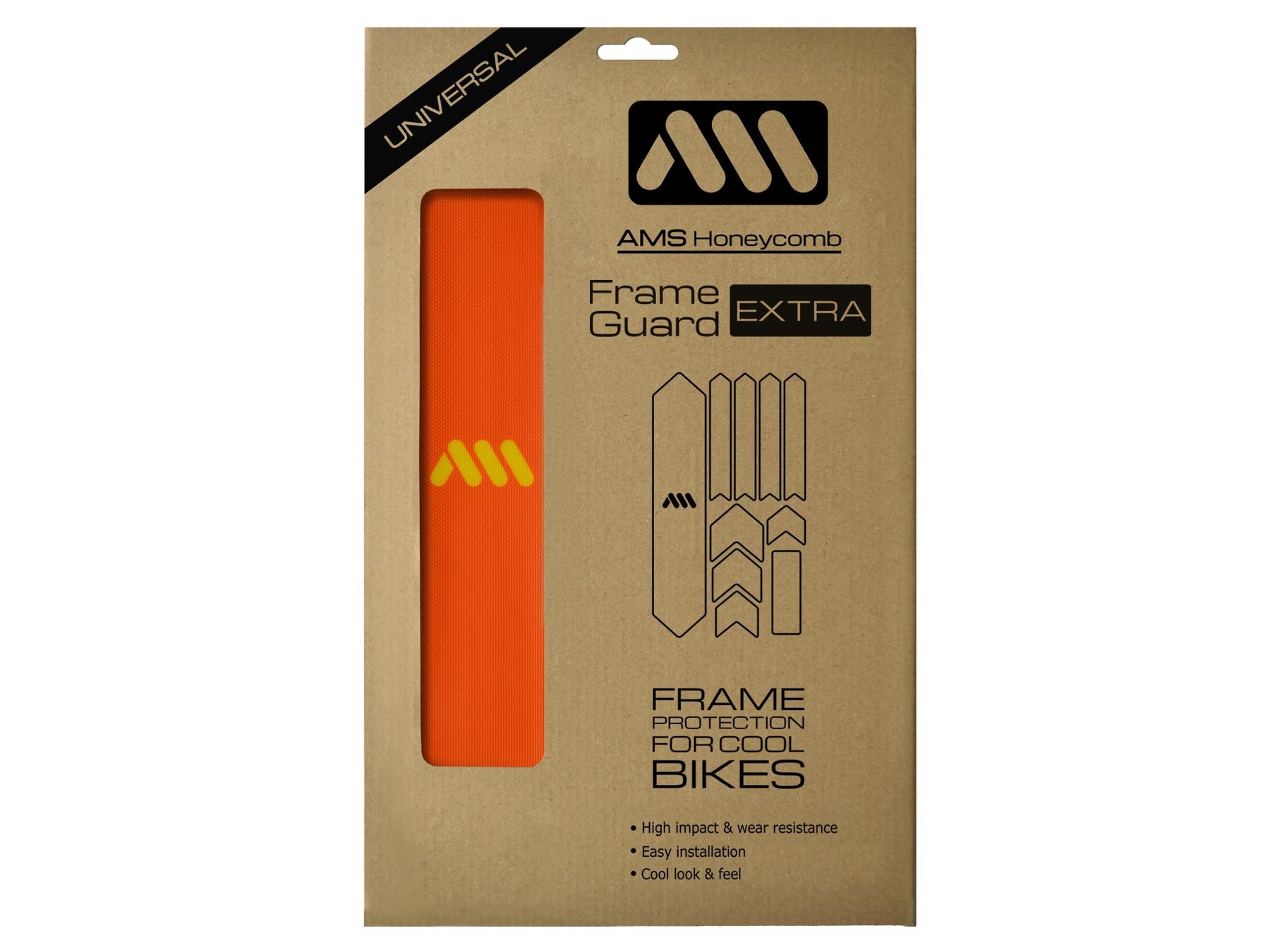 AMS HONEYCOMB FRAME GUARD EXTRA. ORANGE