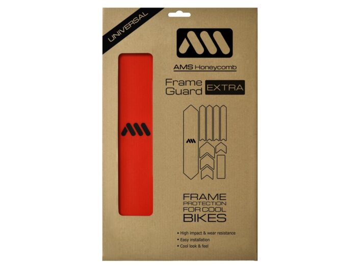 AMS HONEYCOMB FRAME GUARD EXTRA. RED