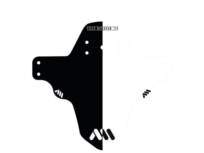 AMS MUD GUARD. BLACK & WHITE