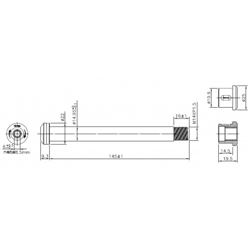 Ά&xi;&omicron;&nu;&alpha;&sigmaf; Xon &Epsilon;&mu;&pi;&rho;ό&sigma;&theta;&iota;&omicron;&sigmaf; &mu;&epsilon; Allen 15mm Non Boost (100mm) &kappa;&alpha;&tau;ά&lambda;&lambda;&eta;&lambda;&omicron;&sigmaf; &gamma;&iota;&alpha; &alpha;&nu;&alpha;&rho;&tau;ή&sigma;&epsilon;&iota;&sigmaf; Fox XQR-20