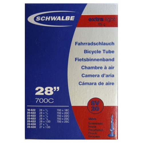 Αεροθάλαμος Schwalbe 700 x 18/25C 40mm (18/25-622/630) SV 20 Extra Light