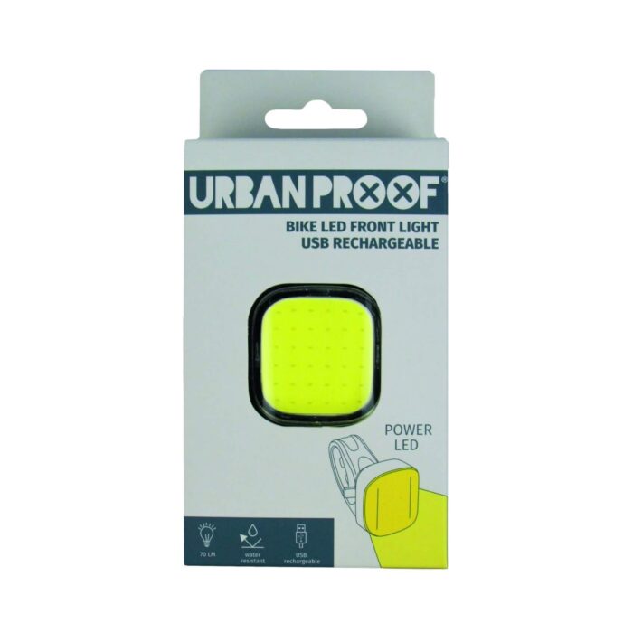 URBAN PROOF LED Front Light - USB Rechargeable